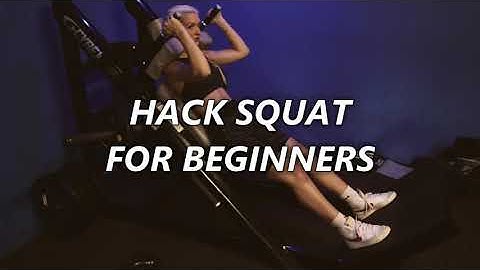 HACK SQUAT MACHINE FOR BEGINNERS - GYM WORKOUT - DEMONSTRATION VIDEO - GIVE THIS A TRY! 🔥🔥🔥