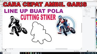 CARA MEMBUAT GARIS POLA CUTTING STIKER DENGAN CEPAT PEMULA 5MENIT PASTI BISA screenshot 5