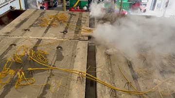 EFNARC - Concrete Tunnel Lining Testing - Steam and Water