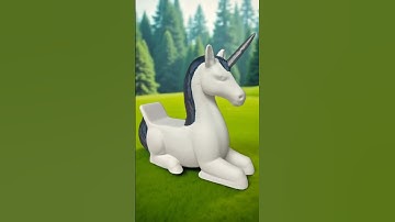 3D printing of unicorn #3dprinting #satisfying #timelapse #asmr