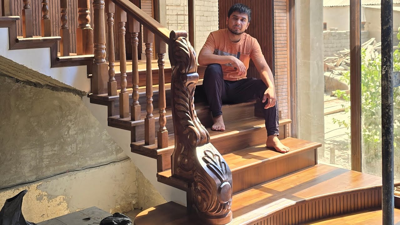 Zamonaviy yogoch zina poyalar Uzbekistan boylap dastafka ustanofka bor. +998959000910. +998941333325