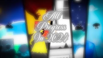 Geometry Dash 2.2 - All My Progress Level & Parts (Finished & Cancelled)