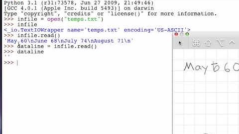 Text Files (Part 2) Reading from a text file