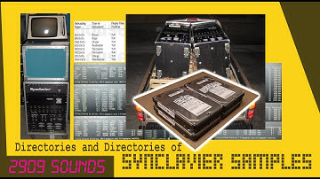 Synclavier Polyphonic Sampling On a PSMT - 2,909 Sounds Loaded From Hard Drive