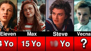 Comparison: Stranger Things Characters Ages ( In S4)