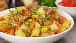 How To Cook the Best PORK STEW (Hearty and Tender) | One-Pot Pork Stew Recipe with Vegetables!! screenshot 3