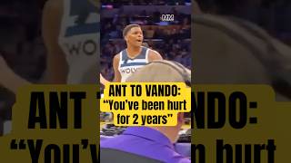 Anthony Edwards Trash Talking Jarred Vanderbilt