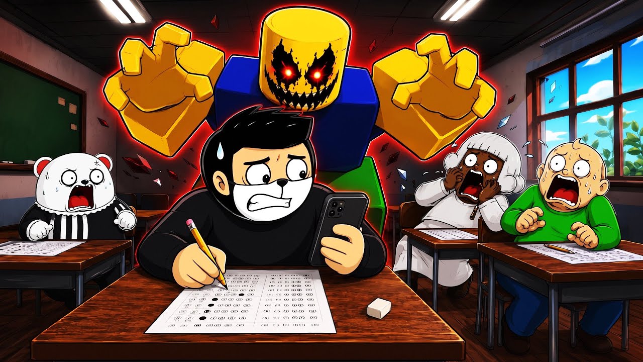 แอบลอกข้อสอบ 📝 Roblox