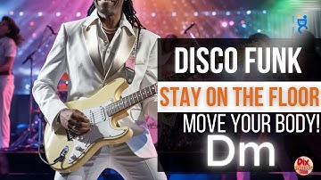 Stay on the Floor – Disco Funk Backing Track in D Minor (110 BPM)