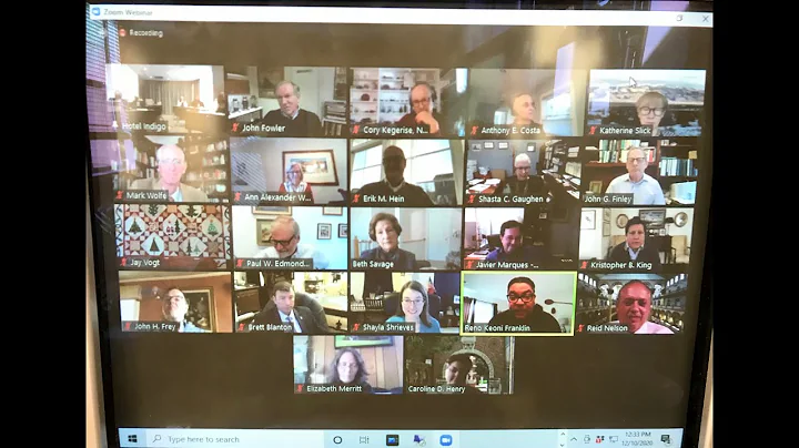 Advisory Council on Historic Preservation December 2020 Business Meeting