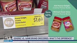 Generic vs. namebrand groceries: What's the difference?