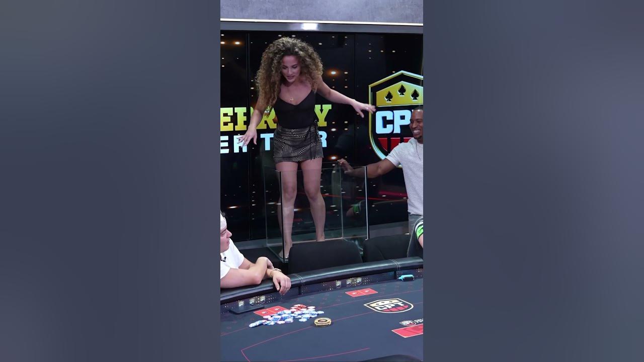 Now THAT's A Way To Enter A Poker Tournament 👀 | #PokerNews #CelebrityPokerTour
