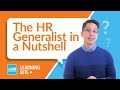 The HR Generalist in a Nutshell | AIHR Learning Bite