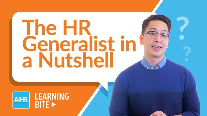 The HR Generalist in a Nutshell | AIHR Learning Bite