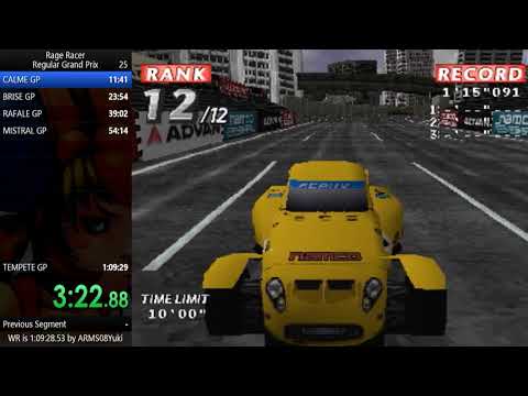 Rage Racer RTA any% 1u002708u002743u0022900 WR