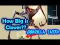 How big is the Cloverfield Monster? / Godzilla Earth Size Comparison!
