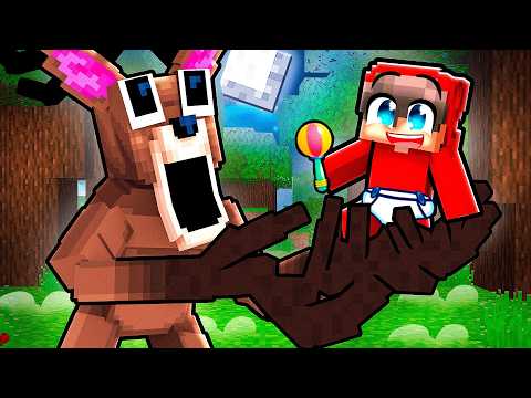 Adopted by the DEER MONSTER in Minecraft…