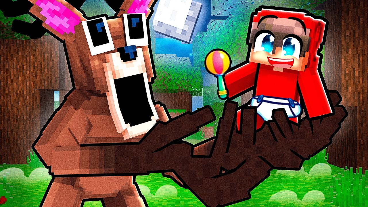 Adopted by the DEER MONSTER in Minecraft…