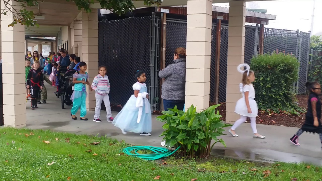 John Reed Elementary Halloween Parade 2016 YouTube