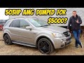 This Rare Mercedes ML63 AMG was DUMPED on me CHEAP for the DUMBEST REASON!