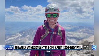 Grand Rapids family wants daughter home after 1,800foot fall