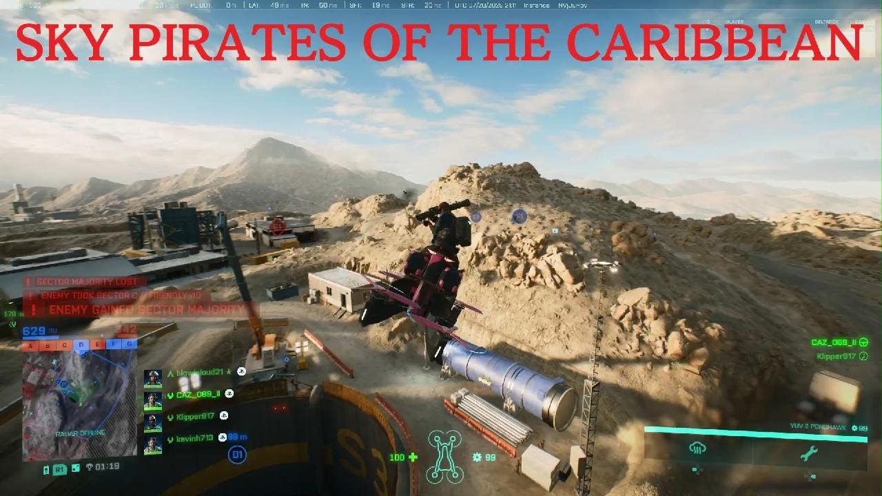 Battlefield 2042 SKY PIRATES OF THE CARIBBEAN