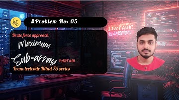 Maximum Subarray Explained Using Brute Force | Step-by-Step for Beginners