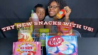 COME AND TRY SOME SNACKS WITH US
