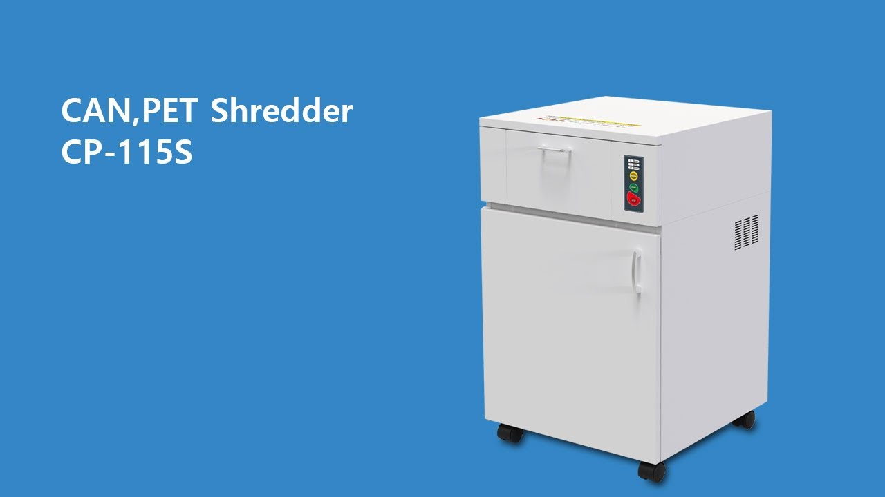 Eco-friendly Can-PET Shredder CP-115S, DAEJIN KOSTAL