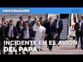 Incidencia técnica a bordo del avión del Papa en Canarias: El Rey acompaña a León XIV