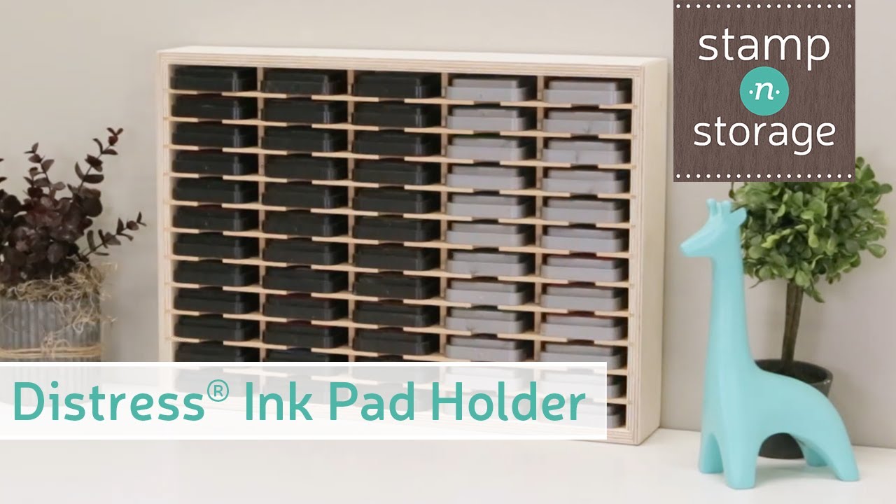 Krafetto Ink Pad Combo Storage Rack, 28 Grids for Ink Pads, 28 Grids for  Markers, 28 Grids for Ink Refill, Art Supplies Organizer for Desktop