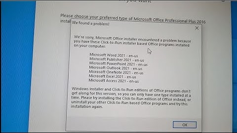 How to Fix "Microsoft Office Installer Encountered a Problem" Error
