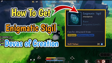 How To Get Enigmatic Sigil In Devas of Creation Roblox | Complete Guide