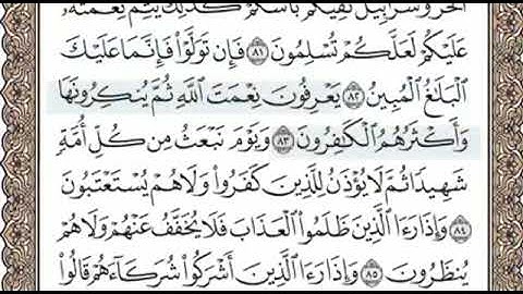 سورة النحل الصفحة 276 الشيخ محمد صديق المنشاوي