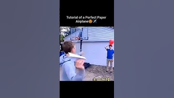 super fast and perfect paper aeroplane making tutorial #shortvideo #shorts