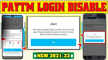 Paytm LOgin Disable | Paytm Old Version Apk | paytm ko Bina sim Login Kaise karen | Paytm Bank OTP