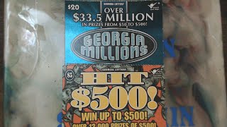 GA LOTTERY HIT 500💥 GEORGIA MILLIONS🍀PROFIT🤑🤑