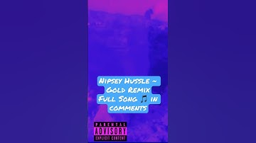 Nipsey Hussle ~ Gold #shorts #nipseyhussle #foryoupage #rap #losangeles