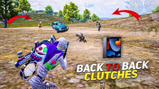 Back To Back Clutches BGMI 🔥 | iPad 9th Generation BGMI Gameplay | BGMI