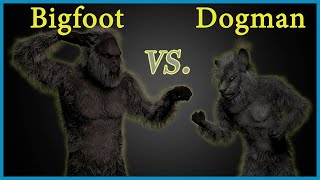BIGFOOT vs  DOGMAN Epic Encounter  [Dogman Narratives]