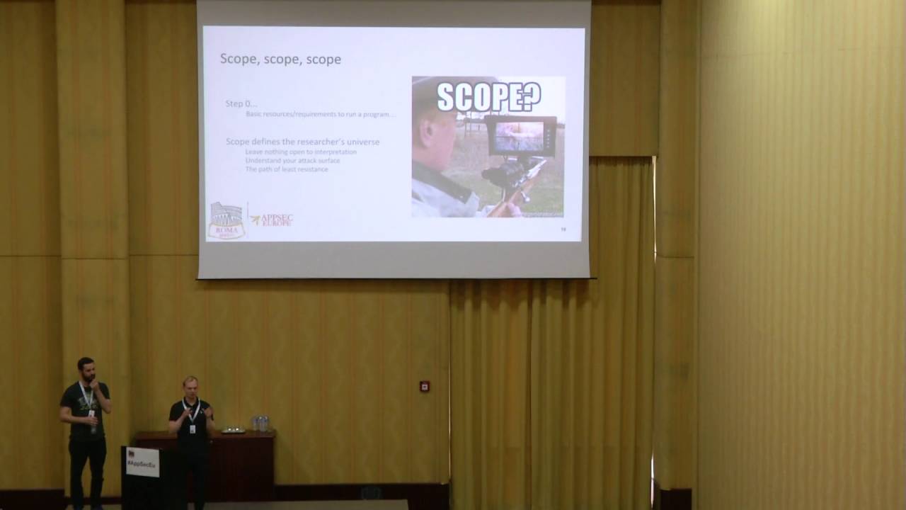 AppSecEU 16 - Grant McCracken, Shpend Kurtishaj - Running a bug bounty -  what you need to know.
