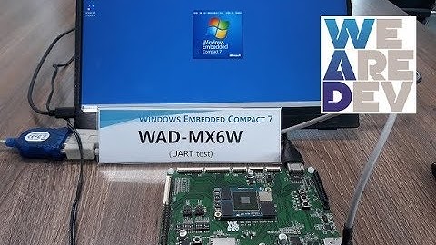 Testing UART on WAD-MX6W board running Windows Embedded Compact 7(WEC 7).