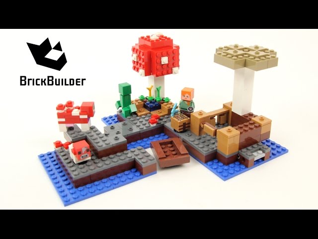 LEGO MINECRAFT 21129 The Mushroom Island - Speed Build for Collecrors -  Collection 57 sets - YouTube