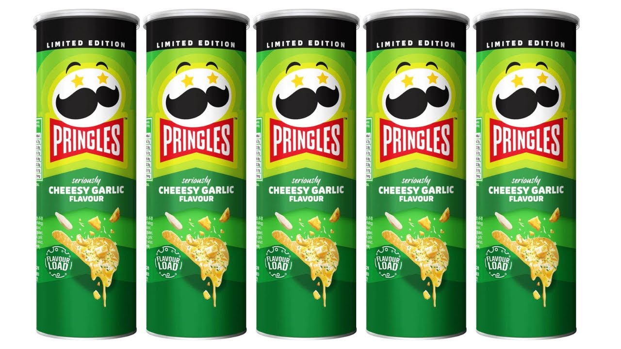 Checkout Basket Pringles Limited Edition Seriously Cheesy Garlic ...