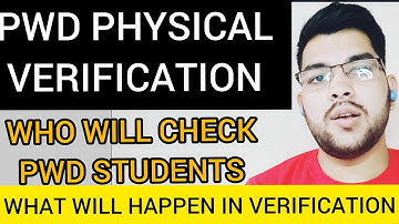 JOSAA PWD Verification | What will be verified in the physical verification #JOSAA #PWD #Counselling