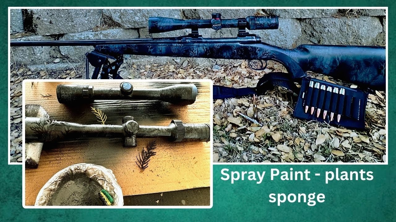 DIY: Camo Paint Your Rifle - Sponge Style