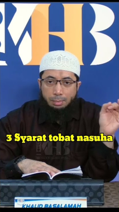 Ada 3 Syarat Taubatan Nasuha