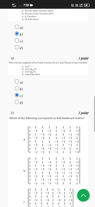 Digital Signal Processing Nptel Assignment Answers Nptel Digital Image Processing week 6 assignment answers #