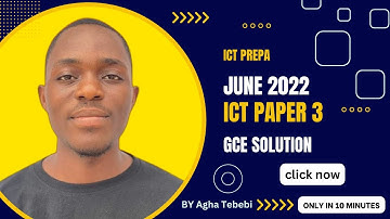 Complete solution to ICT paper 3 June 2022 (Spreadsheet + programming)