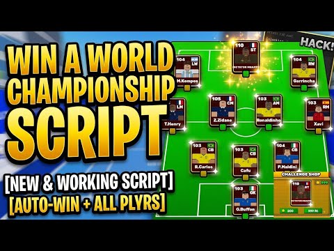 NEW Win A World Championship Script! | Auto Cup, Auto Roll, Auto Farm Team | PC &amp; MOBILE! 